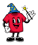 The My Garment Wizard mascot